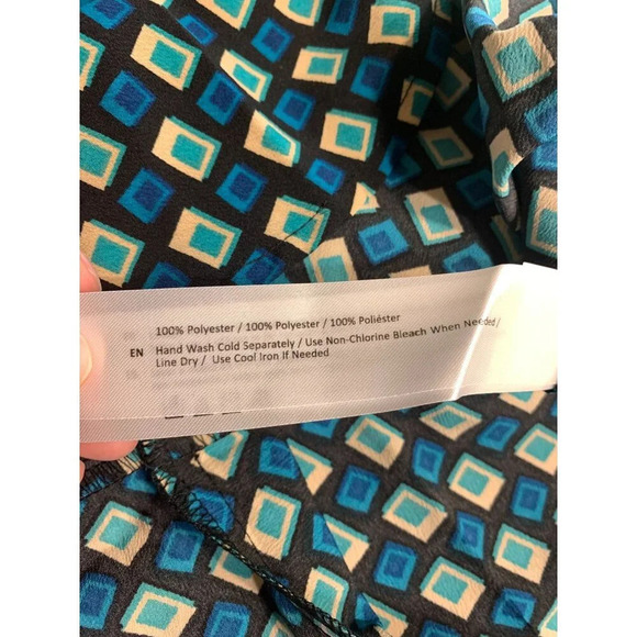 Band of Free Geometric Patterned Flared Mini Skirt Size Small - Picture 8 of 9